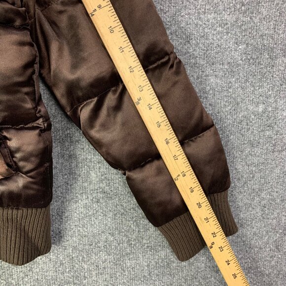 Ecko Red Womens Y2k Real Racoon Fur Hood Zip Puffer‎ Jacket Streetwear Size M - Picture 6 of 13